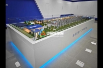 油泥處理廠工藝流程沙盤(pán)模型